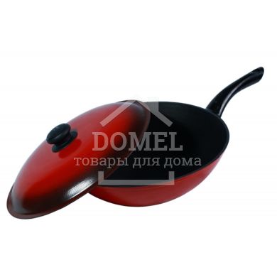 Сковорода 300 мм з одним литим вушком та пласт-ручкою склоемаль ЛW30урк, 4820149872858