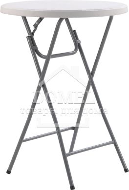Стол складной круглый Time Eco ТЕ-1830, белый, 4820211100711