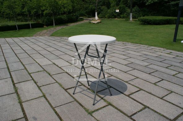 Стол складной круглый Time Eco ТЕ-1830, белый, 4820211100711