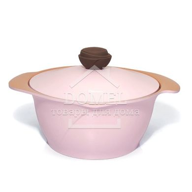 Каструля AZALEA 24 см / 4,3 л з металевою кришкою (литий алюм. з керам. антиприг. покриттям)