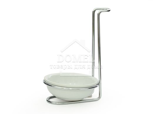 Подставка для черпака (хромированая сталь и керамическая подставка)