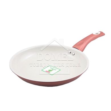 Сковорідка для смаження BISCUIT 28 см з індукційним дном, низькі борти, Класична, Алюміній, Без кришки, До всіх типів плит, 28 см