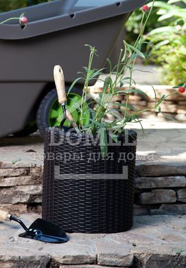Горщик для квітів S Cylinder Planter сірий, 7290103668204