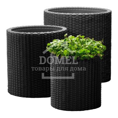 Горщик для квітів S Cylinder Planter сірий, 7290103668204