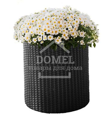 Горщик для квітів S Cylinder Planter сірий, 7290103668204