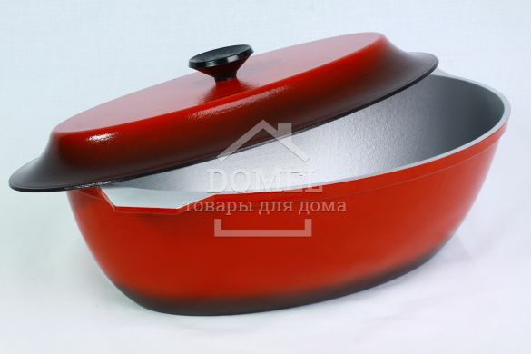 Кастрюля из жаростойкой ручкой крышки стеклоэмаль ЕГ05. 5л, 4820149871806