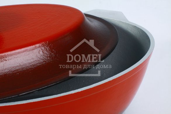 Кастрюля из жаростойкой ручкой крышки стеклоэмаль ЕГ05. 5л, 4820149871806