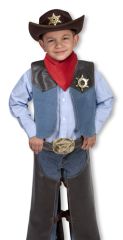 MD4273 Cowboy Role Play Costume Set (Костюм "Ковбой" від 3-6 років), Для хлопчиків, Від 3 років, Костюми