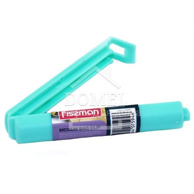 Зажим для пакетів середній 9 см (пластик) 