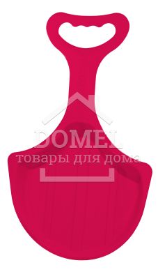 Зимние санки-лопата "Рискалик" малиновый, Санки-ледянки