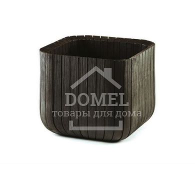 Горщик для рослин CUBE PLANTER L, коричневий, 7290106927919