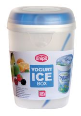 Контейнер для йогурту/салату 0,5 л диспл, 500 мл, Контейнер для зберігання, Харчовий пластик, Пластик, Кругла