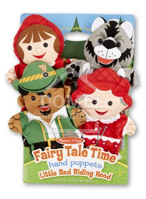 MD9088 Fairy Tale Time Hand Puppets - Little Red Riding Hood (Ляльковий театр "Червона шапочка"), Від 2 років, Ляльковий театр