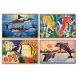 MD3795 Sea Life Jigsaw Puzzles in a Box (Життя моря - набір з 4 пазлів)