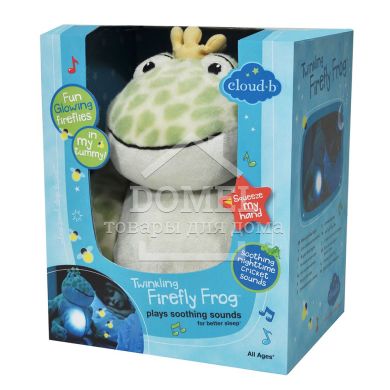 Дитячий звуковий нічник "Царівна Жаба" Twinkling Firefly Frog