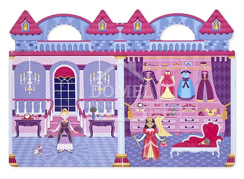 MD9100 Puffy Sticker Play Set: Princess (Объемные многоразовые наклейки "Принцессы")