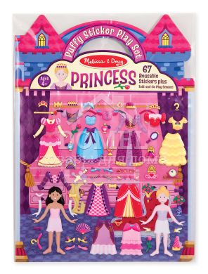 MD9100 Puffy Sticker Play Set: Princess (Объемные многоразовые наклейки "Принцессы")