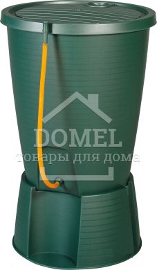 Ємність для збору дощової води з підставкою Indigo Water Butt & Base, 200 л, колір темно-зелен.