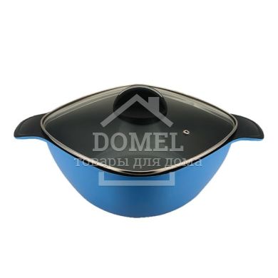 Каструля Diablo 28x12 см/6,5 л зі скляною кришкою (керамічне покриття)