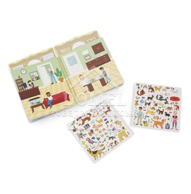 MD19429 Pet Place (Объемные многоразовые наклейки "Дом для животных")