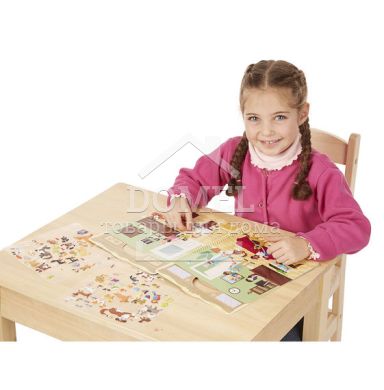 MD19429 Pet Place (Объемные многоразовые наклейки "Дом для животных")