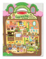 MD9101 Puffy Stickers - Chipmunk House (Об'ємні багаторазові наклейки "Будиночок бурундуків"), Від 4 років, Багаторазові