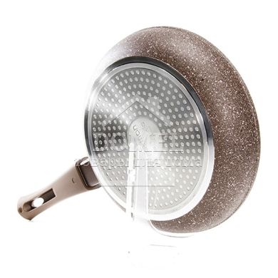 Сковорода для жарки SMOKY STONE 24x4,9 см со съемной ручкой (алюминий с антипригарным покрытием)