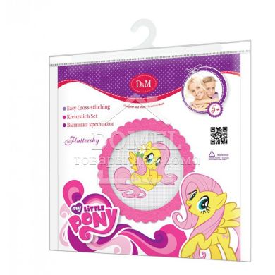 Набір для вишивання хрестиком "Флаттершай" My Little Pony, Для дівчаток, Від 5 років, Вишивка