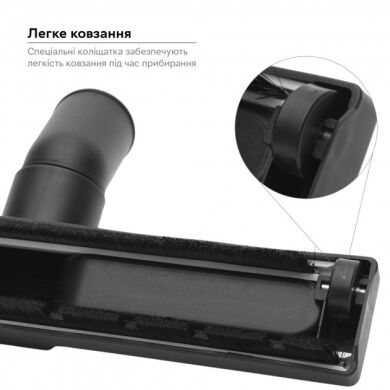 Щітка паркетна універсальна D35/32 DOMPRO DP15005 для пилососів Karcher, Gorenje, Samsung, Bosch, Electrolux, Gorenje, LG, Mirta, Philips, Rowenta, Samsung, Saturn, Thomas, Zanussi, Karcher, Siemens, Tefal, Sencor