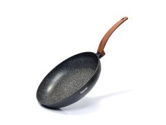 Сковорода для жарки VESUVIO STONE 28x5,4 см с индукционным дном (Алюминий с антипригарным покрытием)