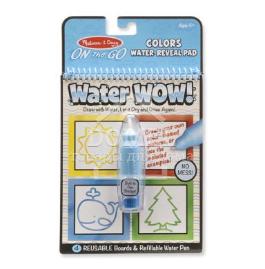 MD19444 Colors & Shapes (Чарівна водна розмальовка "Кольори і форми"), Від 3 років, Розмальовки водні