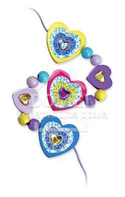 MD4177 Heart Bead Set (Набір намистинок "Сердечка"), Для дівчаток, Від 4 років, Прикраси