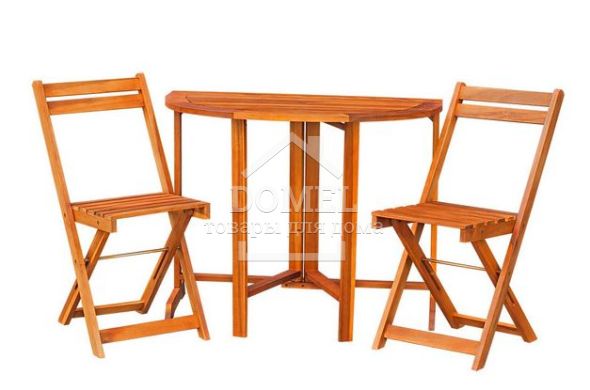 Набор мебели, балконный стол + 2 стула, 8934970204149