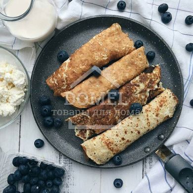 Сковорода для блинов MOON STONE 24 см (алюминий с антипригарным покрытием)