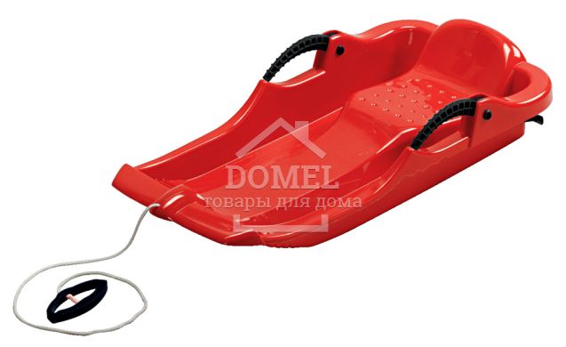 Зимние санки "Alpen Spider" красные, Санки-корыто