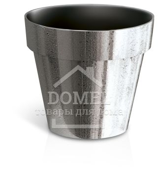 Горщик для рослин Cube хромований, 1,2 л, 5905197196879