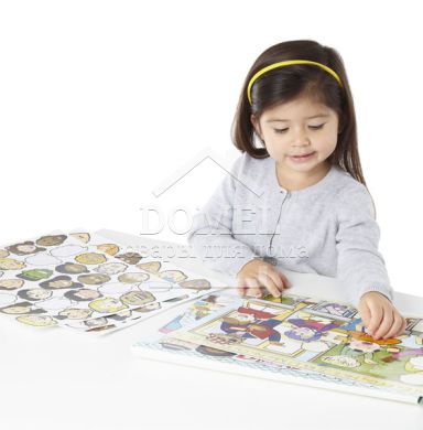 MD9103 Face It! (Набор многоразовых наклеек "Лица")