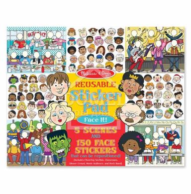 MD9103 Face It! (Набор многоразовых наклеек "Лица")