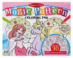 MD9432 Magic-Patterns Coloring Pad - Pink (Магический альбом-раскраска - розовый)