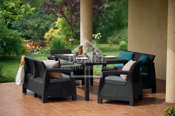 Набор мебели, Bahamas Fiesta, графит - прохладный серый, 3253929183003
