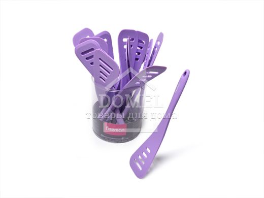 Силиконовая лопатка с металлической срединой 29см