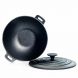 Вок 24x8-sm с чугунной крышкой, Вок, Чугун, Чугун, Ко всем типам плит, 24 см