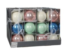 Ялинкові кульки"Christmas House" комплект 6 шт,мультикольорові 2016