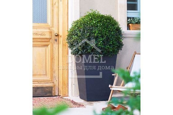 Горшок для цветов Large Rattan Planter коричневый, 7290103659295