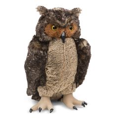 MD18264 Lifelike Plush Owl (Сова, плюшева іграшка), Від 3 років, Середні 30-50 см