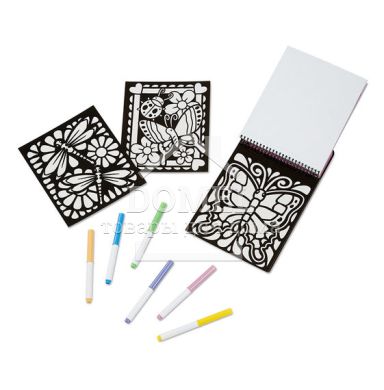 MD5394 Magic Velvet Butterfly Scenes (Магическая бархатная раскраска "Бабочки")