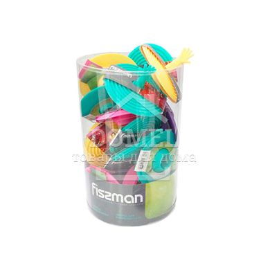 Силиконовая пробка для раковины Fissman 7,5 см в ассортименте 7265