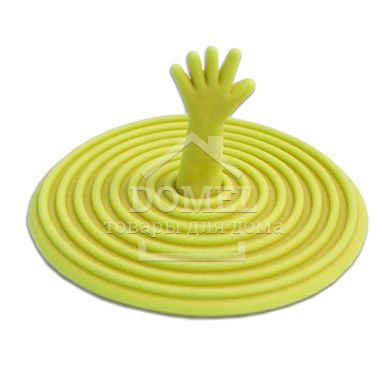 Силиконовая пробка для раковины Fissman 7,5 см в ассортименте 7265