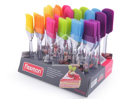 Силіконові лопатка і пензлик, ціна за 1 шт.