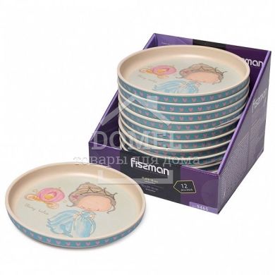 Тарілка Fissman Blue Princess 18 см 9465